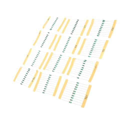 Conjunto de Indutores de Anel Colorido 120pcs 1 / 4W, Componente Eletrônico 120pcs 1UH-1MH Com Indut