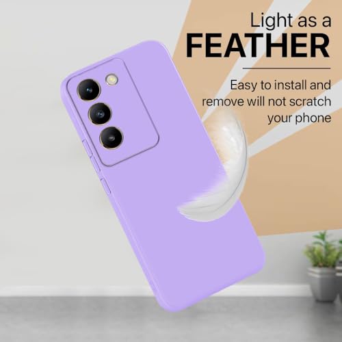 Image of Basic Case for Vivo Y200e 5G (Silicone Purple)