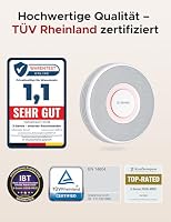 X-Sense Smarter Rauchmelder WLAN mit Sprachausgabe und 17 Standorten, Feuermelder, Rauchmelder vernetzt, 33 mm, Brandmelder mit SBS50 Basisstation, XS0B-MR61, 6 Stück – Ansicht 2