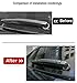 KELEIMAI Car Accessories Fit for Toyota Highlander 2020 2021 2022 2023 2024 2025 Rear Window Wiper Cover Trim (Carbon Fiber Style) ABS 4PCS