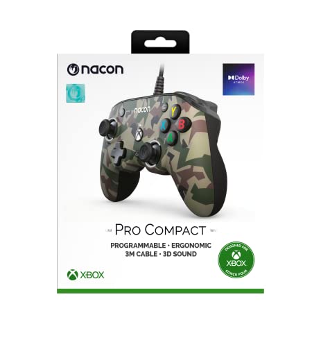 Manette filaire Nacon Pro Compact Camo Forest pour Xbox et PC - vue 8