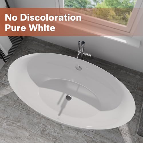 Empava-Acrylic-Freestanding-Bathtub-71-inch-Contemporary-Soaking-Tub-with-Overflow-and-Drain Empava Acrylic Freestanding Bathtub 71 inch Contemporary Soaking Tub with Overflow and Drain