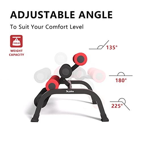 Skybike Mini Inversion Table Relieve Back Fatigue, 300 Lbs Weight Capacity, Compact Foldable Back Stretcher, Use Super Safe #TOP4