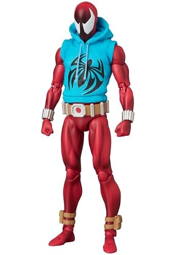 Medicom Toy MAFEX No. 268 MAFEX SCARLET SPIDER Ver. 2.0, Total Height Approx. 6.1 inches (155 mm), Non-scale, Pre-painted Action Figure - Thumbnail 4