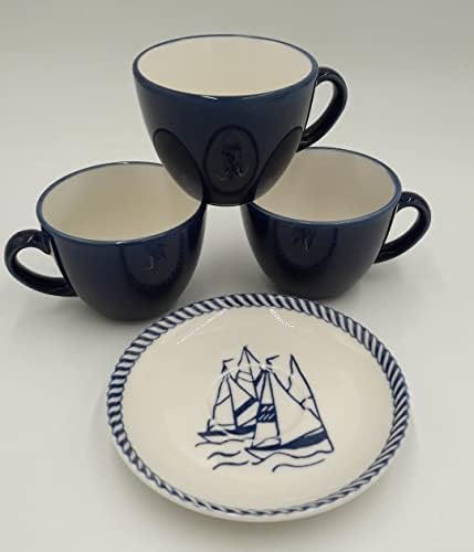 6`lı YELKEN 12 PARÇA ÇAY-KAHVE TAKIMI (Seramik) - Görsel 3