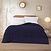 Modern Threads Down Alternative Reversible Comforter Navy/Silver Queen