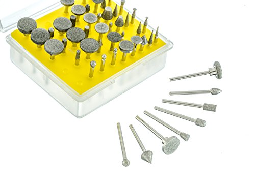 Juego de Fresas Diamante SE 120 Grit 50 Piezas 1/8" miniatura 2