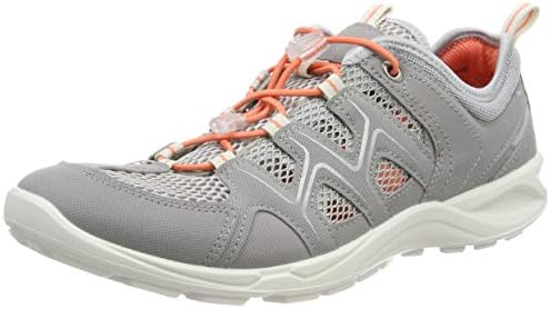 ECCO Women's Low Rise Hiking Shoes, Silver Grey Silver Metallic 59105, 7-7. 5