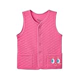 Minicoco Baby Girl Vest- Cotton Warm, Breathable, Soft & Lightweight Baby Vest for Spring Fall Clothes 0-24M