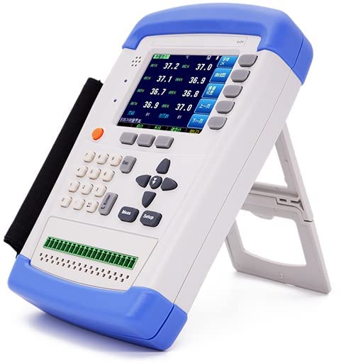 Temperature Monitor Data Logger 8 Channel Temperature Meter Tester Thermocouple Thermometer Temperature Measuring Instrument with Accuracy 0.2%+1℃ Resolution 0.1℃