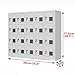 exproyzk Cellphone Charging Station Cell Phone Locker Cellphone Charging Cabinet with Combination Lock for Office Classroom(20 Slots)
