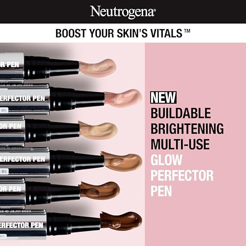 Neutrogena Healthy Skin Glow Perfector Concealer Pen, Medium, 0.1 oz - image 2