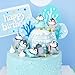 Siluyado Penguin Cake Topper - 6 Miniature Penguin Figurines for Kids' Birthday Parties & Winter Themed Cakes