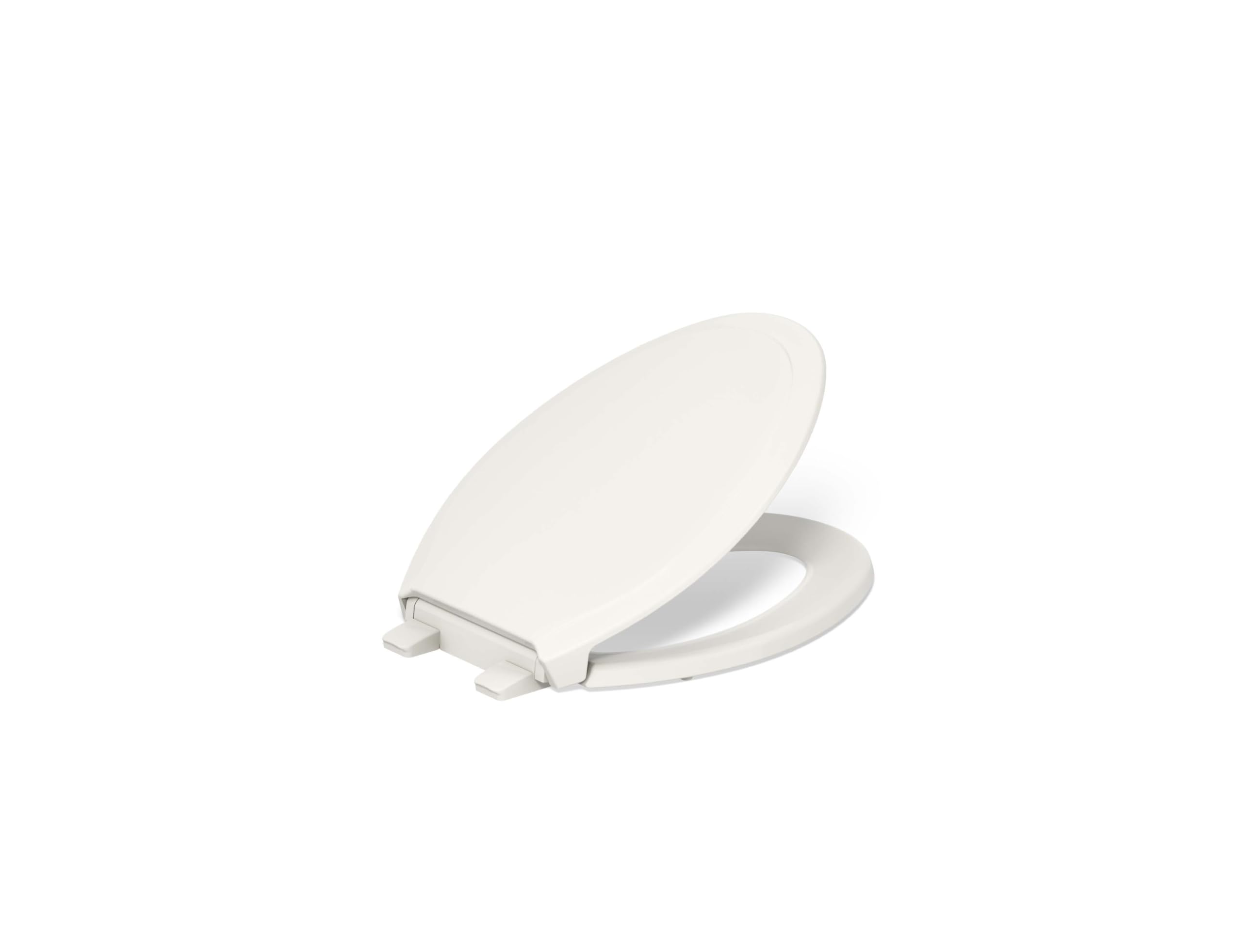 KOHLER 4734-RL-96 RUTLEDGE® READYLATCH® QUIET CLOSE ELONGATED TOILET SEAT, BISCUIT