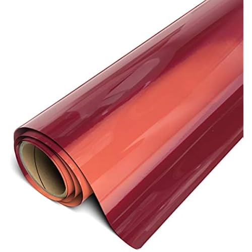 Siser EasyWeed HTV 15" x 5ft Roll - Iron on Heat Transfer Vinyl (Electric Cranberry)