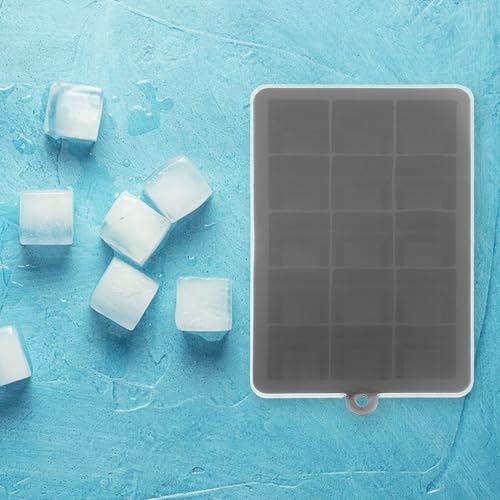 PRETYZOOM bandeja para cubitos de hielo de silicona 3 piezas miniatura 4