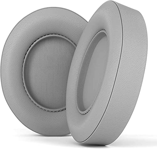 DKE Replacement Ear Pads for Beats Solo 2.0 3.0 Ear Cushions Kit Memory Foam Earpads Cushion Cover for Solo 2.0 3.0 Wireless Headphone 2 Pieces (Grey)