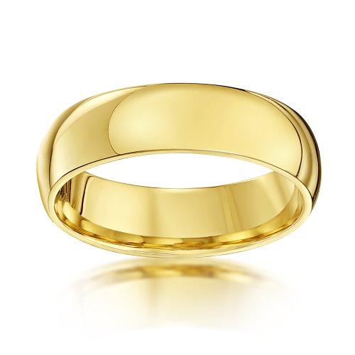 Theia Unisex mujer 18 k (750) oro amarillo FINERING
