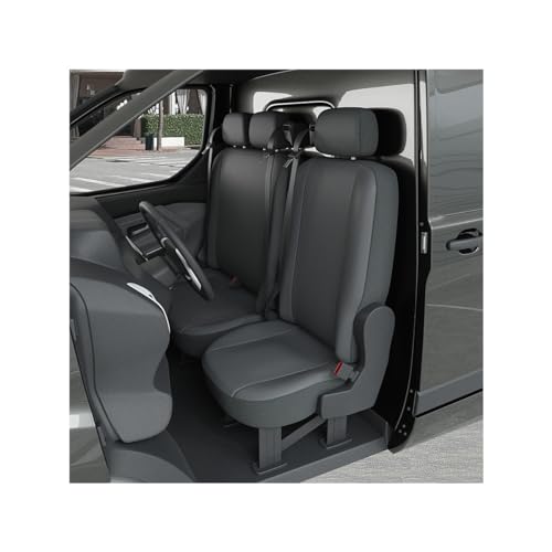 Couverture de siège en similicuir premium pour RENAULT Trafic III Van