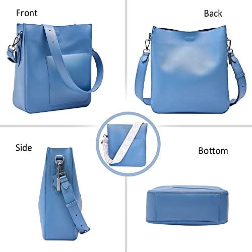 Crossbody Bags For Women Genuine Leather Guitar Strap Purse Fashion Hobo Shoulder Bucket Womens Purses And Handbags #TOP4