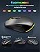 SABLUTE Wireless Keyboard and Mouse Combo Backlit - Compact Quiet Keyboard with RGB Mouse, Rechargeable, Slim, Sleep Mode, Portable Cordless Keyboard Mouse Set for Mac, Windows, Laptop (Space Gray)