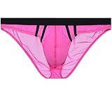 [ジーステーション] ブリーフ ビキニブリーフ ビキニ S ピンク プレミアムチャイナ サイドライン PERFECT SEE-THROUGH 透け フルバック シースルー