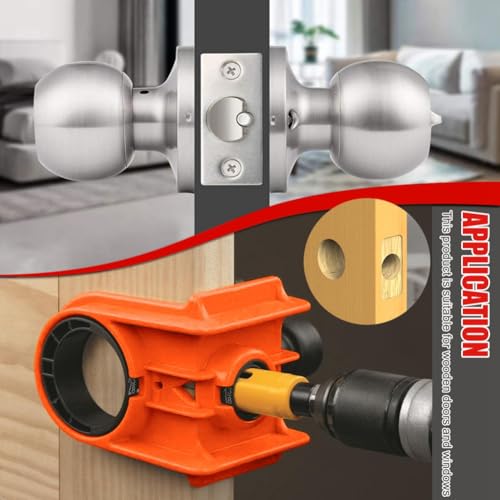 Kit d'installation de serrure avec outil de configuration de verrouillage orange