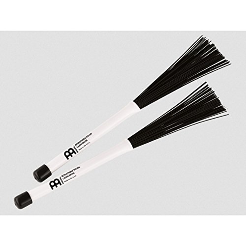 Retractable Nylon Cajon Drum Brushes — MADE IN USA — For Acoustic Music