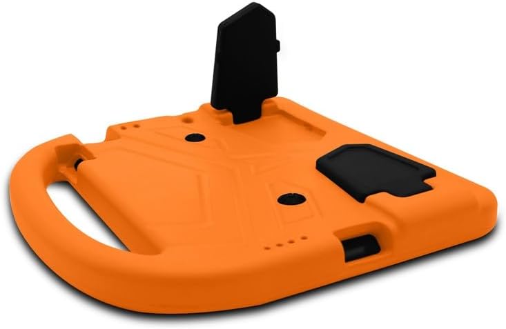 Tablet PC Bags Cases Sleeves Tablet Case Compatible with Kids Compatible with iPad Air/for iPad 5 Case - Lightweight EVA Shockproof Protective Handle Stand Cover(Orange)