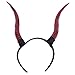 Lurrose Halloween Horns Headband Gothic Antelope Sheep Horns Headband Hair Hoop Halloween Costume Antelope Animal Headdress Headpiece for Cosplay