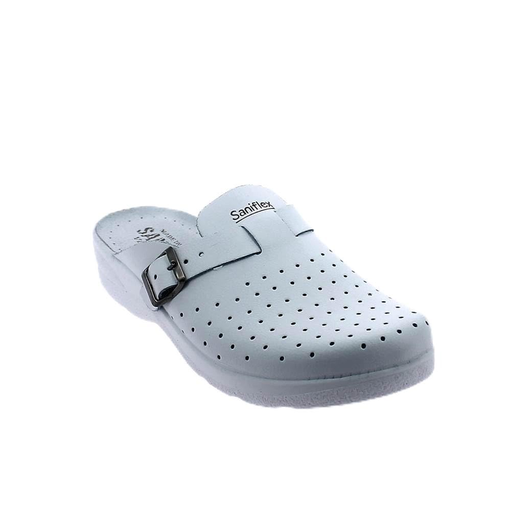 89931-10 Certificato Medico Zoccoli Sabot Pantofole Scarpe di Pelle, Uomo