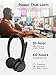 Lenovo Wireless Stereo Headset, Noise Cancelling Mic, Bluetooth 5.3 Multipoint, 31-Hour Talk & 60-Hour Playback, Lightweight 138g, Replaceable Earcups Over-Ear Comfort, Gaming, Office, & PC Use