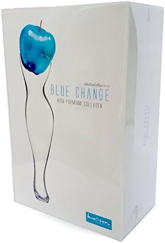 Blue Change High Premium Collagen with Apple Fiber. Collagen and Weight Loss Supplement. White & Slim Drink