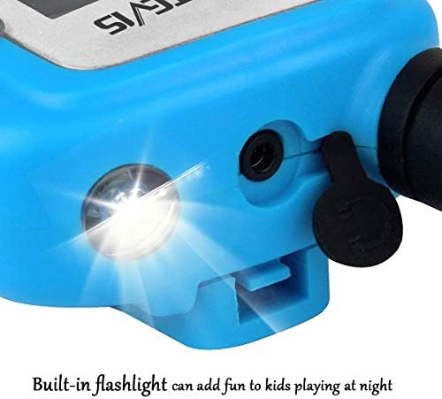 Retevis RT388 Walkie Talkies for Kids, Long Range 8CH Toy Gifts for 3-12 Years Old Boys Girls, LED Flashlight for Camping, Outdoor Adventures, Family Games (1 Pair, Sky Blue)