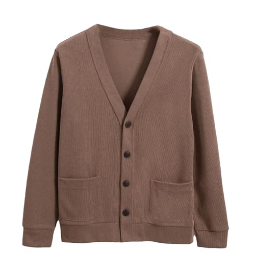 Men Casual Man Clothes Korean Cotton V-Neck Collar Sweater Men