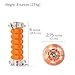 Trigger Point Performance NANO Foot Roller Massager, Regular Density, Orange