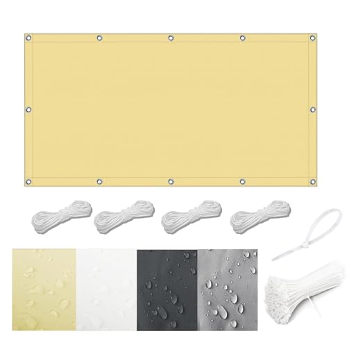 Toldo vela de sombra para balcón y patio que crea ambientes frescos 4