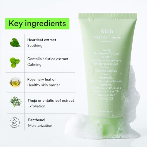 Image of Abib Mild Foam Cleanser Heartleaf Foam 5.07 fl.oz