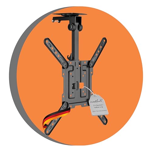 PureMounts TV Deckenhalterung für Fernseher, geeignet für 23-55 Zoll,...