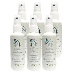 6x 100ml Membraclean Desinfektion für Flächen & Gegenstände