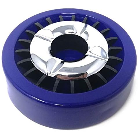 Starlet24® Gluttöter Aschenbecher für draußen Windaschenbecher Ascher stabil rund flach Cover