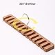 SHYSBV 2 STK Gürtelaufhänger für Schrank Holz Wandhalterung Gürtelhalter Gürtel Organizer für Schrank für Schrankorganisation und Aufbewahrung mit 12 Schlitzen