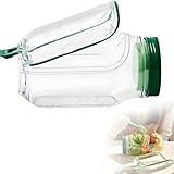 Genérico Contenedor de ensalada portátil, a prueba de fugas, contenedor de ensalada reutilizable multiusos con tapa, adecuado para la preparación de comidas, oficina, gimnasio