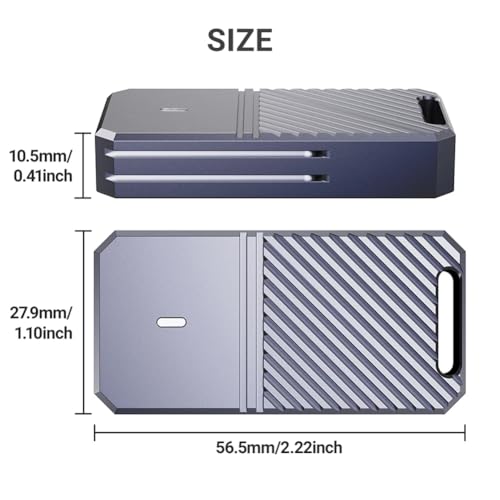 Caja externa para SSD M.2 2230 NVMe USB3.2 Gen2 10Gbps miniatura 7