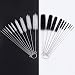 DiCUNO 2 Sets of Cleaning Brushes 8 Inch Nylon Tube Brushes Set with Protective Design [Updated Edition, 1 Set of Super Hard & 1 Set of Medium Hard]