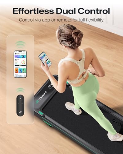 UREVO Smart Walking Pad, Under Desk Treadmill for Home/Office, Portable Walking Jogging Running Machine with APP, SpaceWalk E4 - Image 6