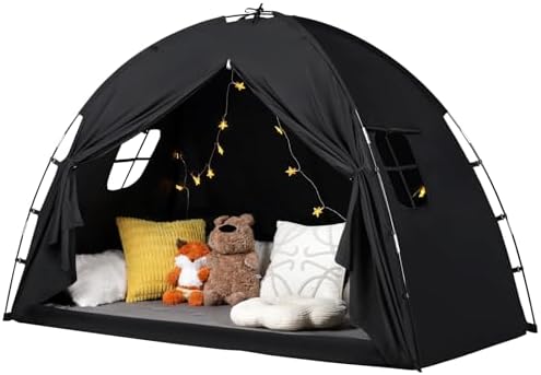 Bed Tent Twin Size - Privacy Sleeping Space with Blackout Design,...