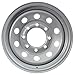 Two Heavy Duty Equipment Trailer Rims Wheels 16 in. 16X6 8H Silver Modular