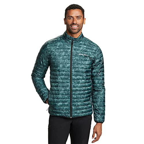 Image of Eddie Bauer Men's Microlight Down Jacket - Water-Resistant, 650 Fill RDS Certified Down, Zip Pockets, Handwarmer Pocket