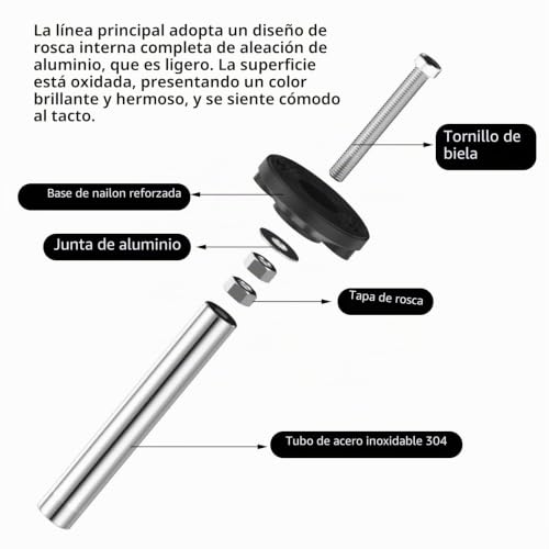 Soportes regulables para evitar desniveles en armarios y encimeras, ajustables en altura 3